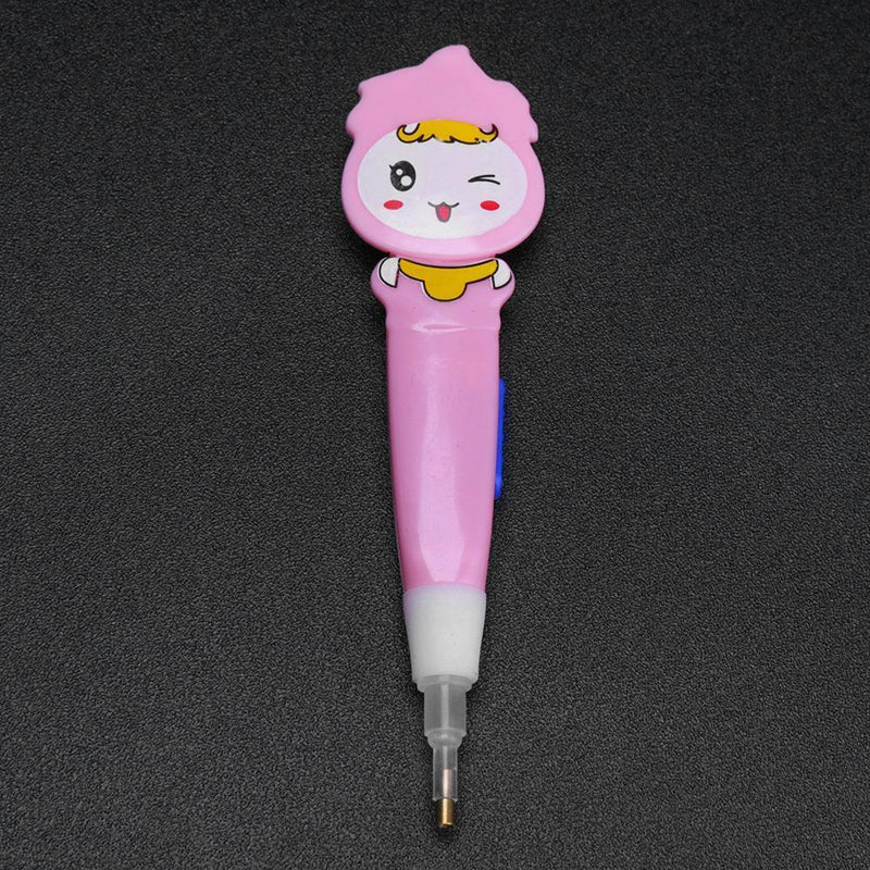 5D Diamond Painting Cross Stitch Luminous Point Drill Pen(Pink/Single Head)