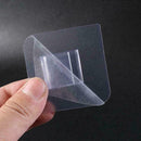 1*Double-Side Self-Adhesive Wall Mounted Hook Punch 7*7cm Hanger J3U7 UK G5G0