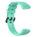 Silicone Watchband w/Buckle for Huawei Band 4 Pro TER-B29S (Lake Blue) Newly