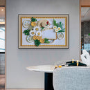 5D Part Special Shaped Drill Diamond Painting Flowers Mosaic Kitd Wall Art