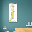 5D DIY Special-shape Diamond Painting Dress Lady Partial Drill Art (Y036) Newly