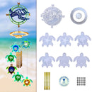 Turtle Wind Chime Mold - Flexible Turtle Shaped Silicone Crafts Supplies