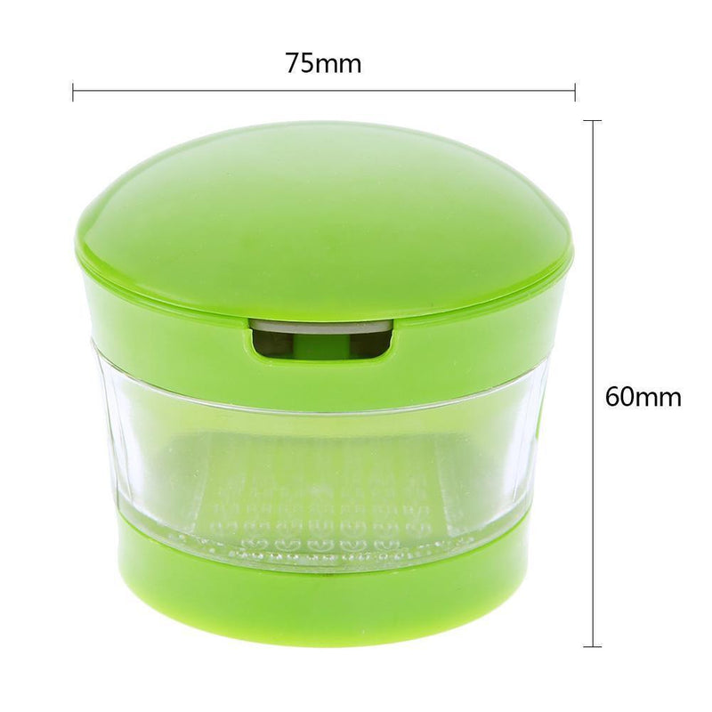Portable Mini Garlic Grater Chopper Slicer Onion Hand Press Grinder Crusher