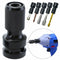 Wrench 1/2inch Drive to 1/4inch Change Socket Adapter Hex Drill Chuck Converter