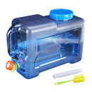 12L Water Bottle with Faucet Water Bag Large Capacity for Picnic Barbecue Hiking