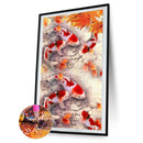DIY Full Round Drill Diamond Painting Koi Handmade Room Decor Art Craft Gift