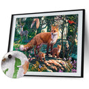 Oil Paint by Numbers Kit Animal Family DIY Picture Drawing Artwork Craft Gifts