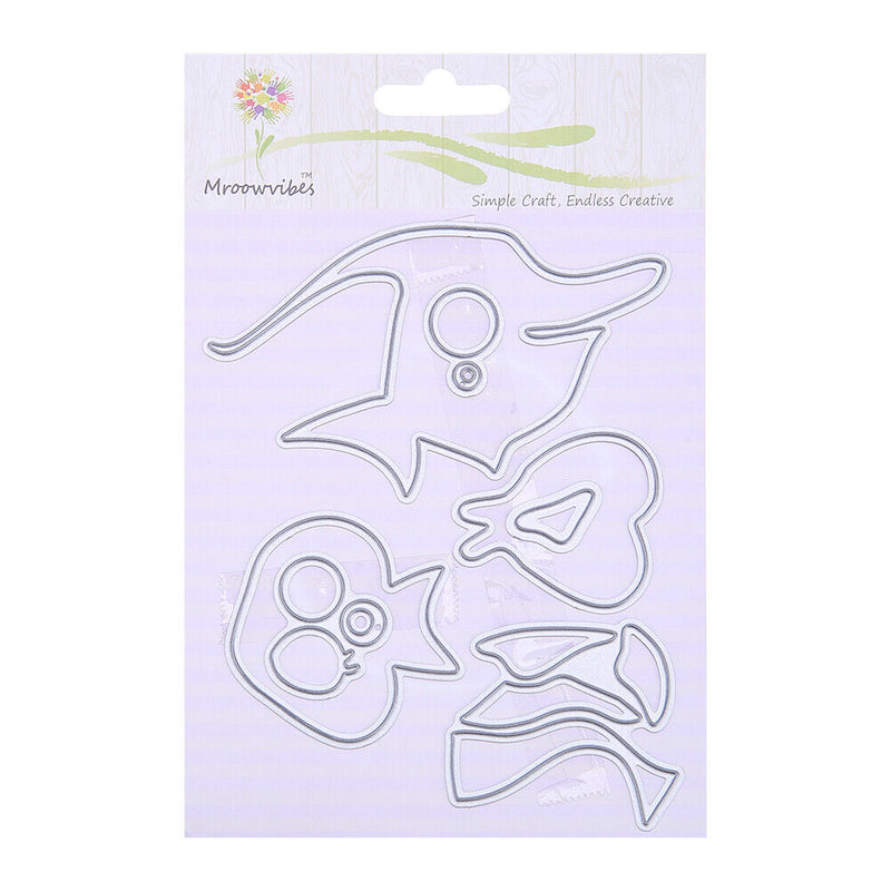 snowvirtuos 7pcs fish DIY embossing metal cutting tools stencils for scrapboo