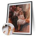 DIY Character Frameless Oil Paint by Numbers Kit Picture Handpainted Home Decor