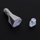 3 in 1 LED QC3.0 Car Dual USB Charger Safety Hammer with Bluetooth-compatible Ea