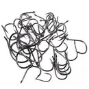 50 Pcs/Set No.3-12 10 Types Black Nickel Hook Fishing Fishing Accessories