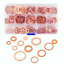 Car Engine Crush Washers Set Solid Copper Washer Flat Gasket Seal Ring
