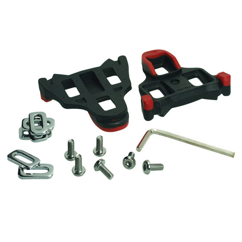 Road Bike Cleat Set Non Slip Road Bicycle Cycling Cleats for Self-Locking Pedals