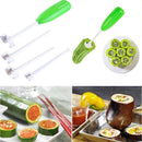 Fruit Shred Tool Spiral Cutter Core Digger Manual Drill Vegetable Spiral Cutter