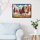5D DIY Horse Diamond Painting Embroidery Full Round Drill Cross Stitch Mosaic