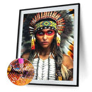 DIY Diamond Painting Indians 5D Full Round Diamond Mosaic Home