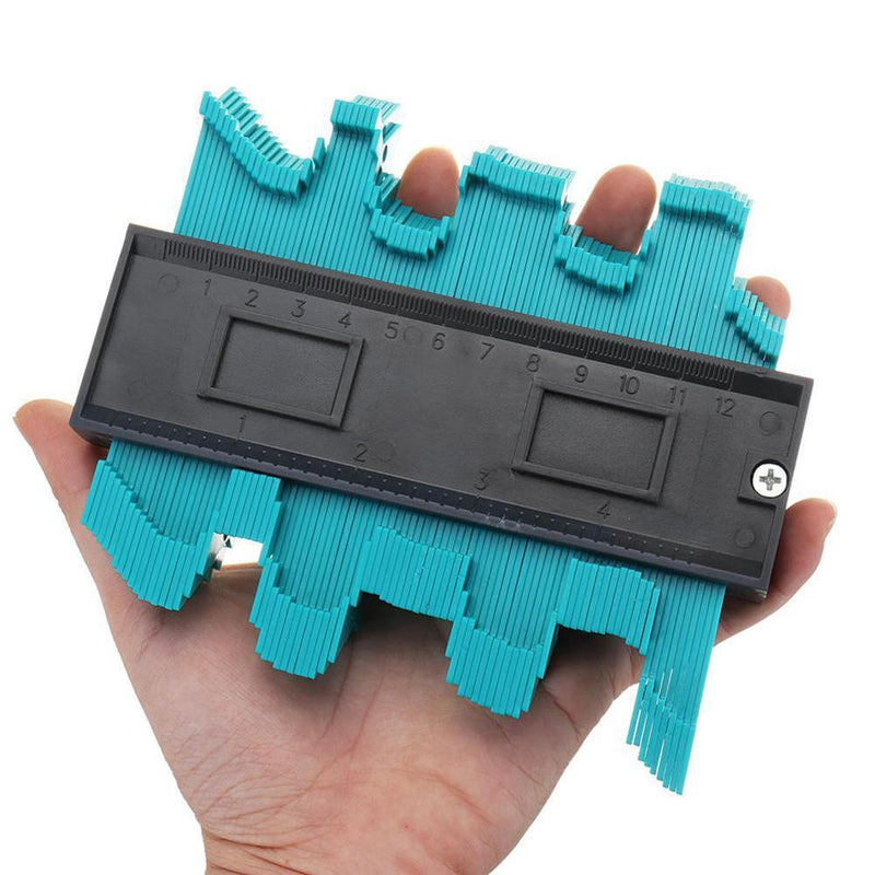 5 Inch Plastic Profile Copy Contour Gauge Standard Pipe Tile Laminate Tool Newly
