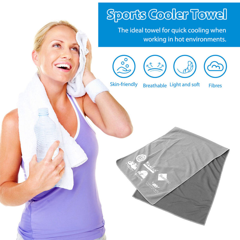 Microfiber Cooling Ice Towels Absorption Instant Cooling Towel Quick Dry for