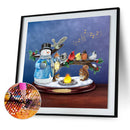 5D DIY Full Round Diamond Painting Snowman and Animal Mosaic Kits Wall Art Craft