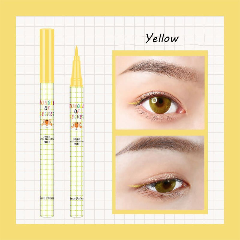Women Waterproof Colorful Long Lasting Liquid Eyeliner Pen Quick Drying