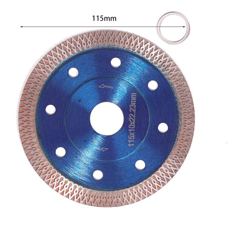 Diamond Saw Blades Wood Cutting Wheel Disk for Tile Ceramic (Blue 115mm) Newly