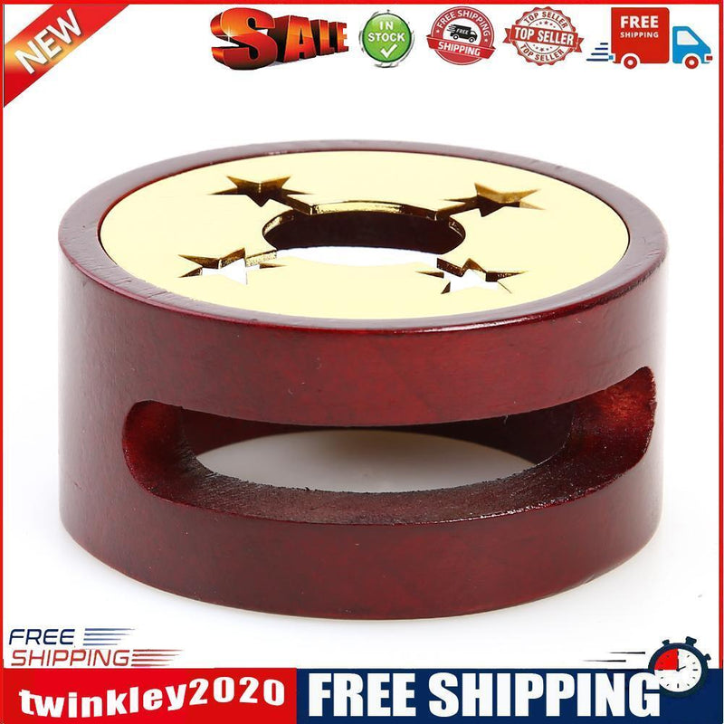 Wooden Deer Shape Wax Seal Stamp Sealing Wax Melting Pot Stove Warmer (A)