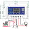12V24V PWM Solar Charge Controller LCD USB Panel Battery Regulator (30A) Newly
