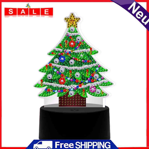 DIY LED Special Shaped Diamond Painting Light Needlework Embroidery Home Lamp