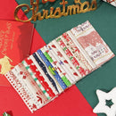 DIY Accessories Snow Santa Clause Christmas Fabric Xmas Printed Cotton Cloth