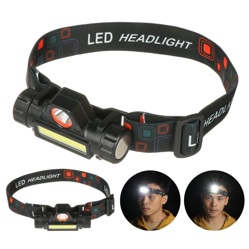 Dimming 2500lm Usb Rechargeable Headlight Working Light Head Lamp Headlamp