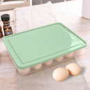 24 Grid Refrigerator Egg Storage Box Fresh Keeping Eggs Tray Holder with Lids