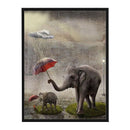 Full Embroidery Cross Stitch Set Needlework Kit 11CT Elephant Animal Thread