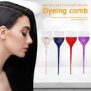 Water Crack Pattern Hair Coloring Brush Hairdressing Dye Brush (Blue)