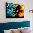 DIY Mosaic Rhinestone Painting Sun Moon Tree Full Round Drill Diamond Picture