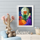5D Three Back Mosaic Diamond Painting Drawing Full Round Drill DIY Art Hand