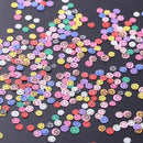 500pcs Smile Soft Clay Nail Art Stickers DIY Nails Decals Manicure Tools