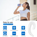 Bone Conduction Headphones Bluetooth-compatible Open-Ear Wireless (White) Newly