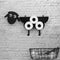 Sheep Dog Shape Toilet Paper Rack Free Standing Bathroom Tissue Holder (A) #F