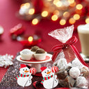 50X Christmas Party Lollipop Clip-Kids Gift Lollipop Decorative Christmas Cards#