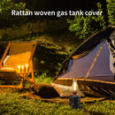 Gas Canister Cover Gas Tank Storage Bag for Camping (Black Camouflage L) Newly