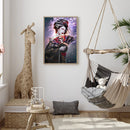 Full Round Diamond Painting DIY Kit Japanese Geisha 5D Rhinestone Mosaic Picture