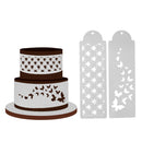 2pcs/Lot Plastic Butterfly Cake Stencil Kitchen Helper Cake Decor