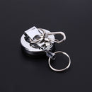 High Resilience stretching rope anti-lost burglar retractable key ring key