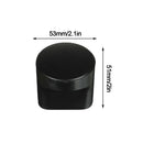 Public Toilet Black Bathroom Round Shape Plastic Knob Handle Partition Handle