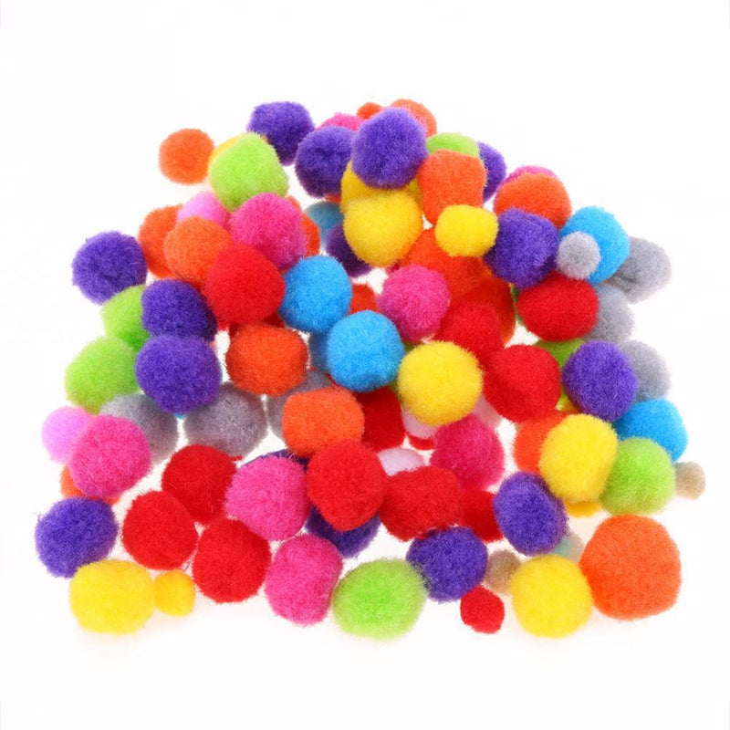 Fluffy Ball Pom Pom Ball Hair Ball Sewing Garland Craft(25mm/50pcs) Newly