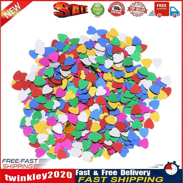 15g Love Heart Table Confetti Sequin Sprinkles Wedding Party Decor (3 Newly