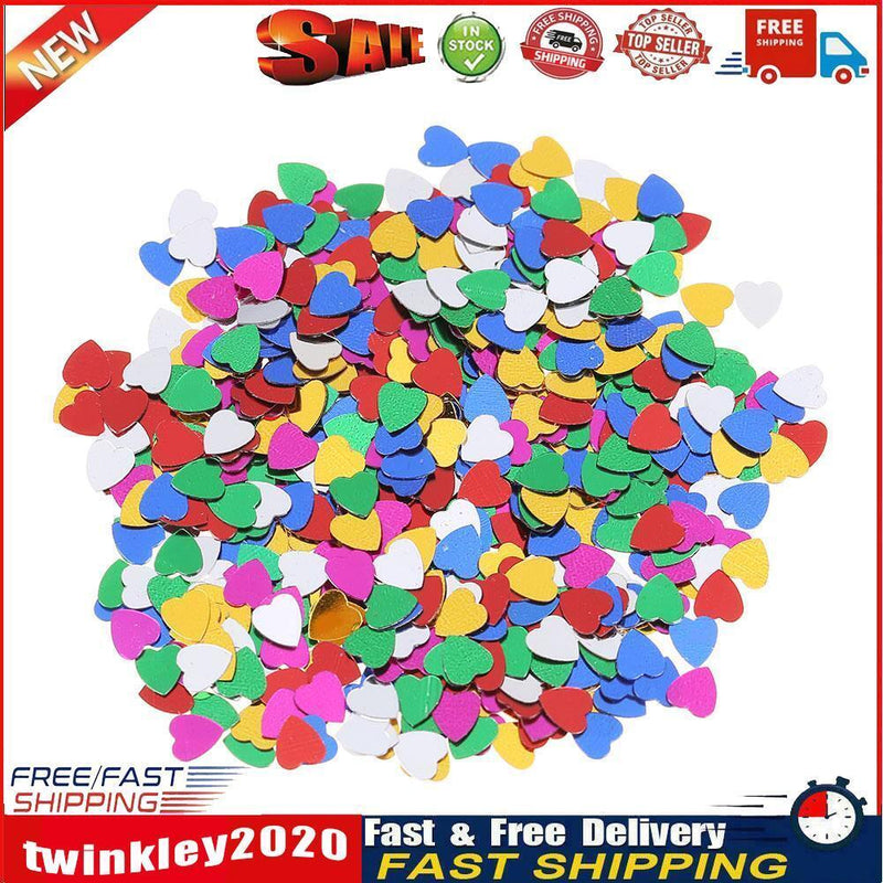 15g Love Heart Table Confetti Sequin Sprinkles Wedding Party Decor (3 Newly