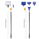 Fish Net Gravel Rake Scraper Aquarium Cleaning Tool (5 in 1 Non-adjustable)