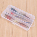 3 Compartments PP Fishing Bait Box Single Layer Fishing Hook Storage Case