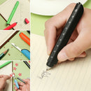 Tool Plastic Stationery Ballpoint Pen Ruler Multifunction Signature Ballpen